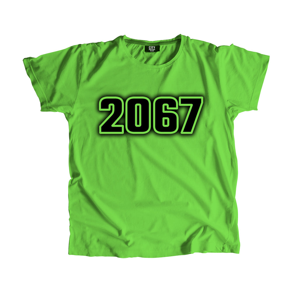2067 Year Men Unisex T-Shirt (Liril Green)