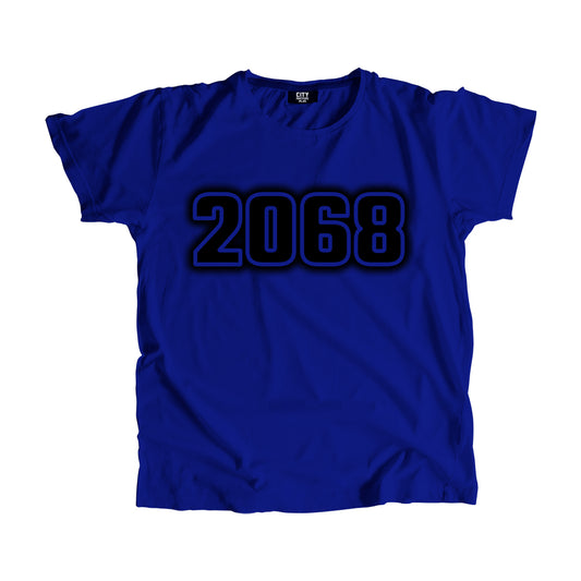 2068 Year Men Unisex T-Shirt (Royal Blue)