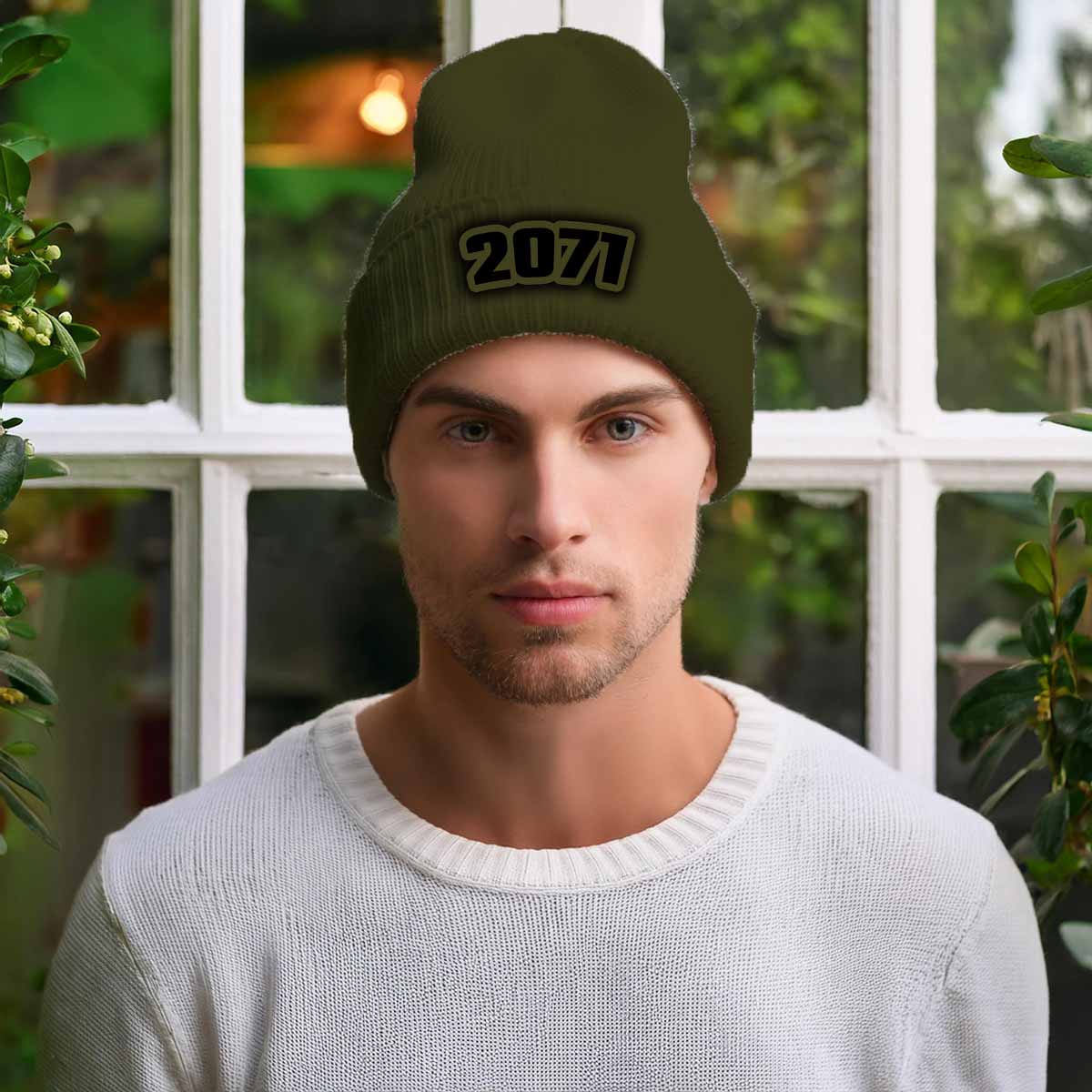 Beanie Plus  2071 Year Beanie | Vintage & Future Year Knit Winter Hat