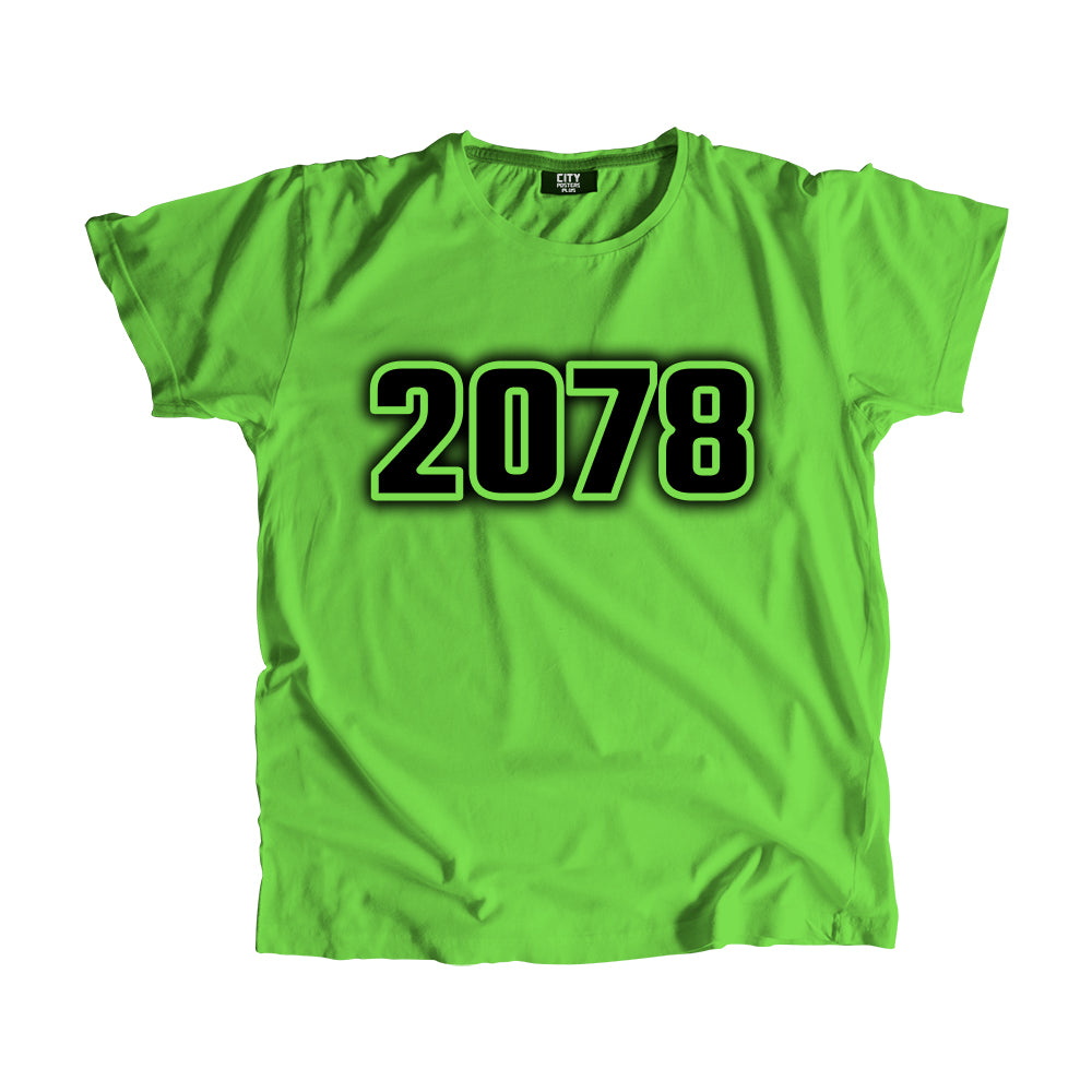 2078 Year Men Unisex T-Shirt (Liril Green)