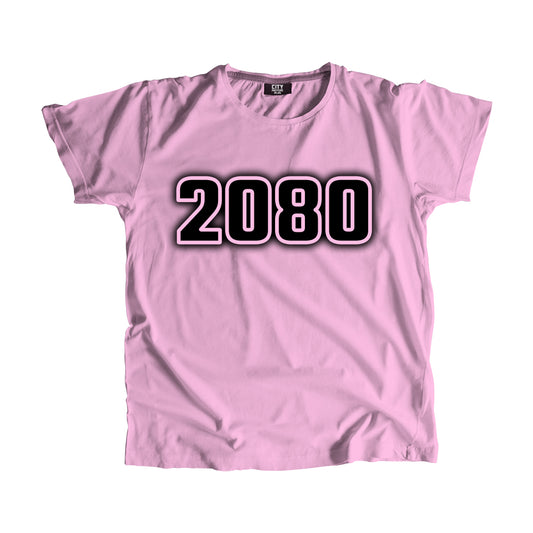 2080 Year Men Unisex T-Shirt (Light Pink)