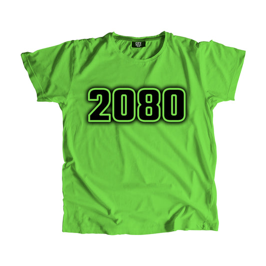 2080 Year Men Unisex T-Shirt (Liril Green)