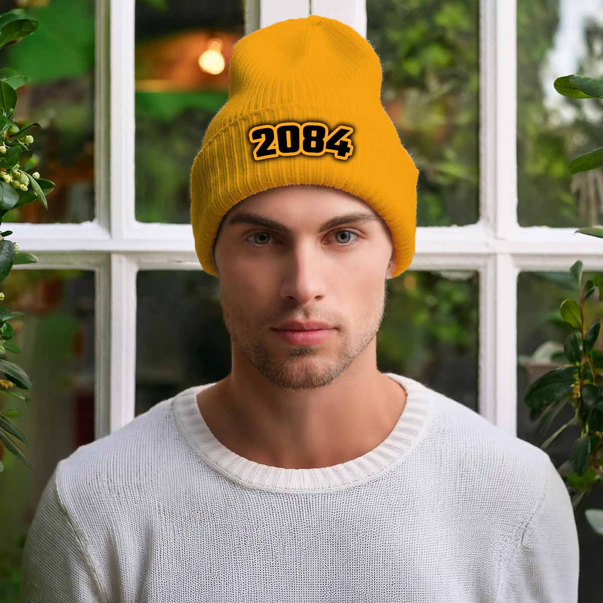 Beanie Plus  2084 Year Beanie | Vintage & Future Year Knit Winter Hat