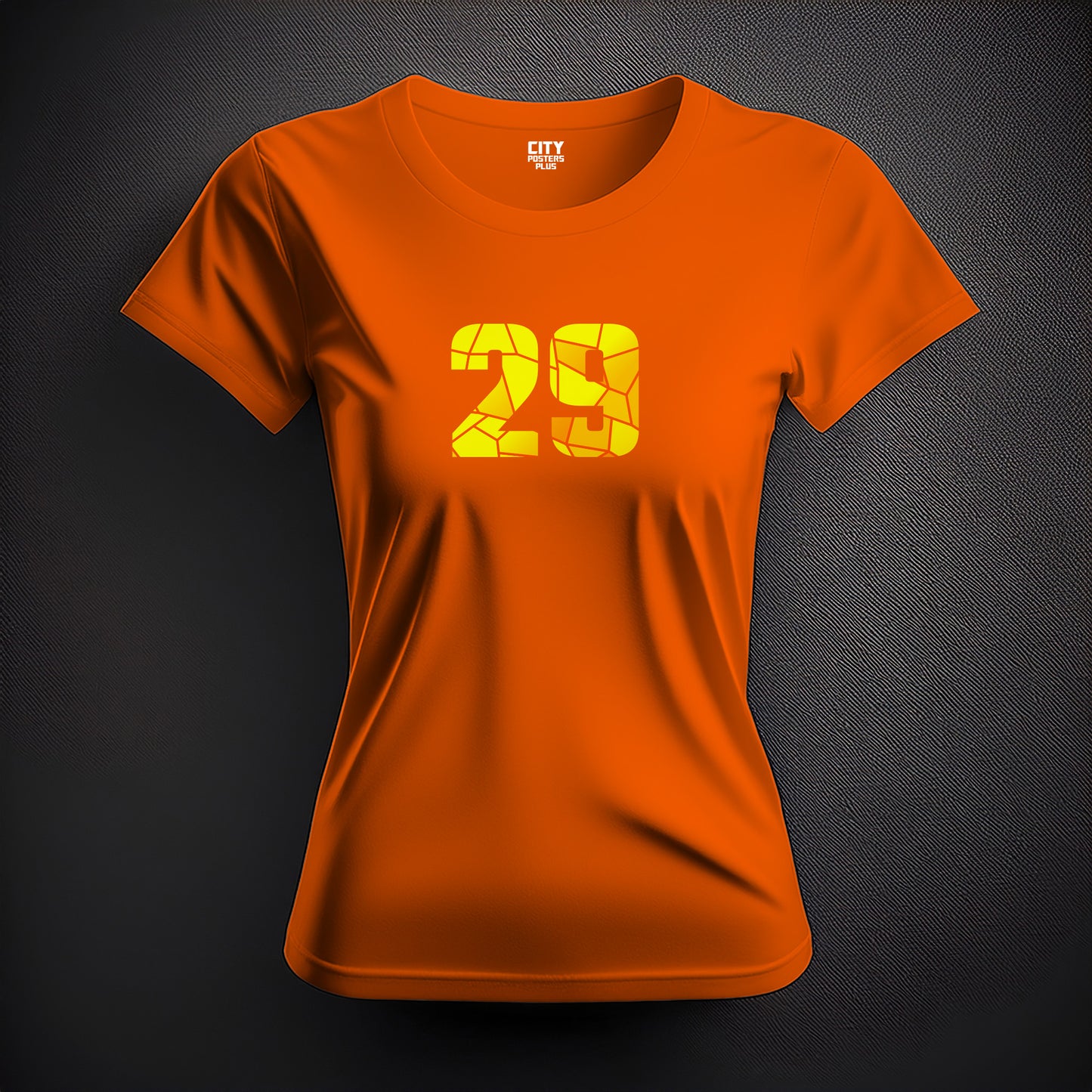 29 Number Women T-Shirt (Orange)