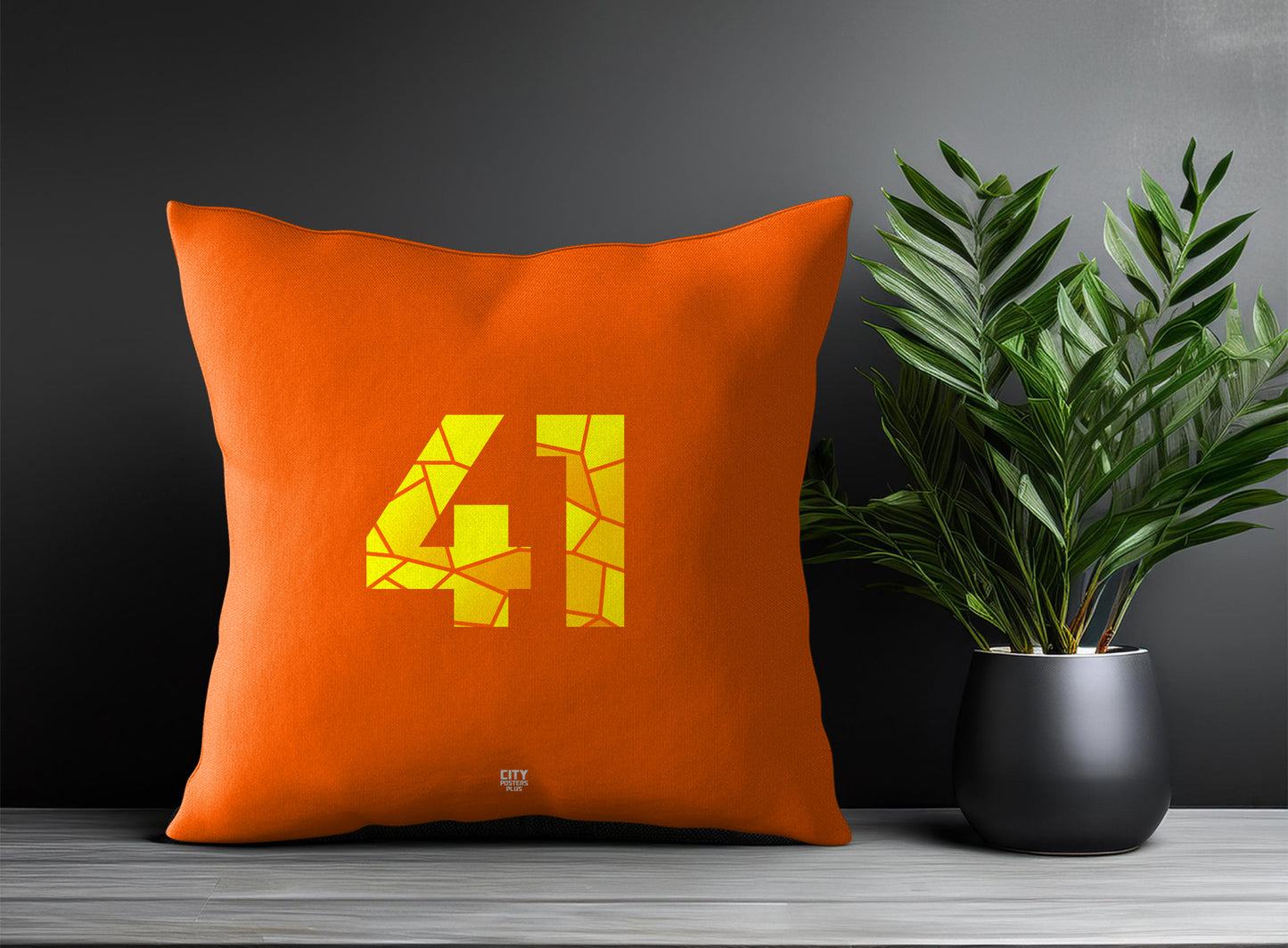 Print Deliver Plus 41 Number Square & Rectangle Pillow Cases | Modern Numeric Throw Pillow Covers 
