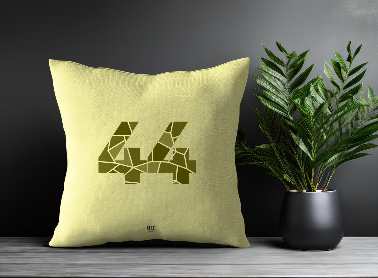 Print Deliver Plus 44 Number Square & Rectangle Pillow Cases | Modern Numeric Throw Pillow Covers 