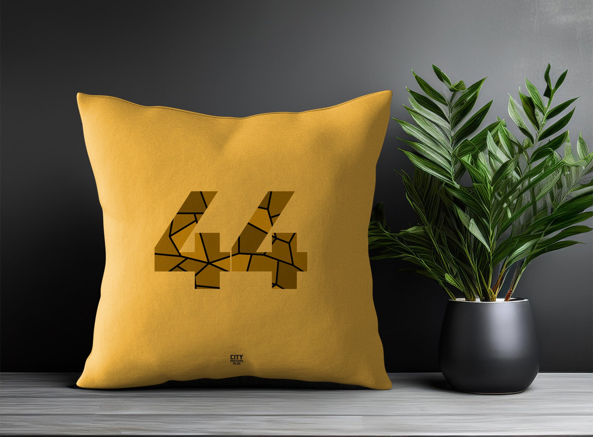 Print Deliver Plus 44 Number Square & Rectangle Pillow Cases | Modern Numeric Throw Pillow Covers 