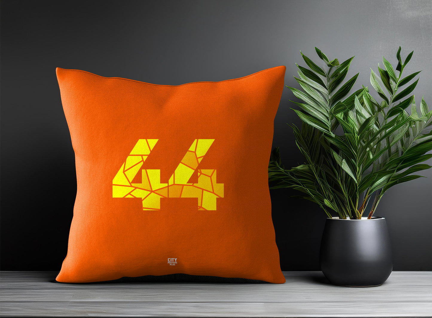 Print Deliver Plus 44 Number Square & Rectangle Pillow Cases | Modern Numeric Throw Pillow Covers 