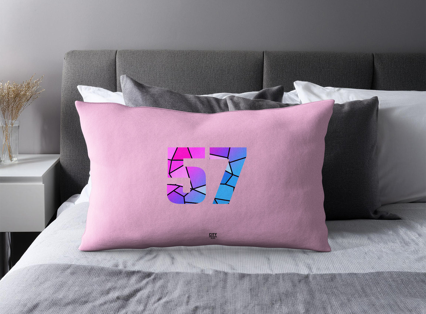 Print Deliver Plus 57 Number Square & Rectangle Pillow Cases