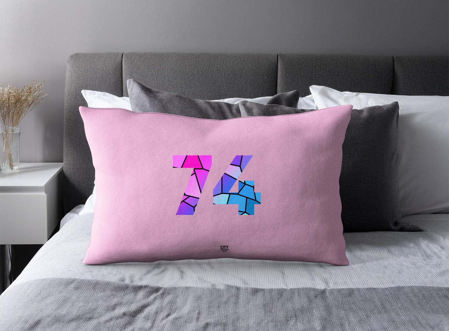 Print Deliver Plus 74 Number Square & Rectangle Pillow Cases