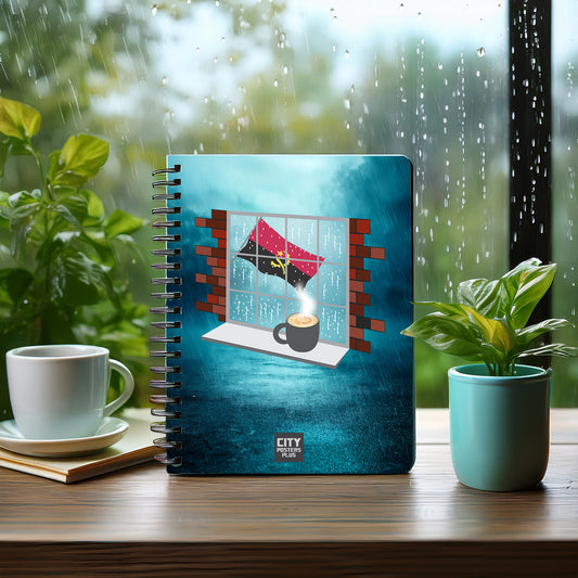 Angola Coffee Rain Notebook