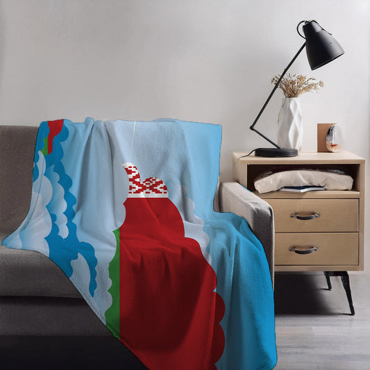 Belarus Day Clouds Blankets & Throws | Soft Premium Blankets | City Posters Plus