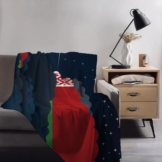 Belarus Night Clouds Blankets & Throws | Premium Soft Blankets | City Posters Plus