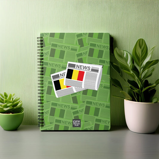 Belgium Newspapers Notebook