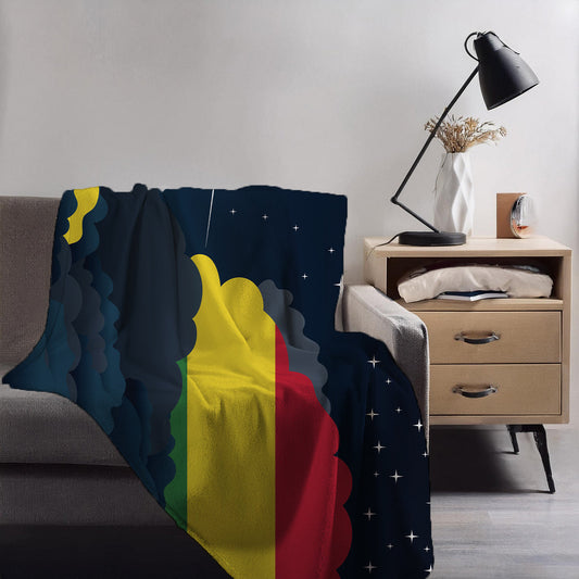 Bolivia Night Clouds Blankets & Throws | Premium Soft Blankets | City Posters Plus