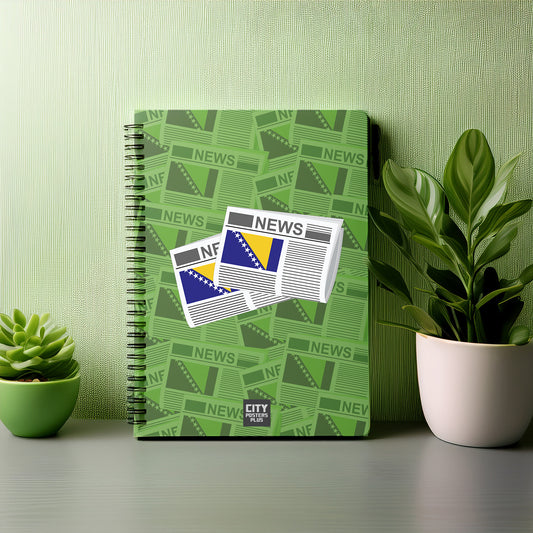 Bosnia and Herzegovina Newspapers Notebook