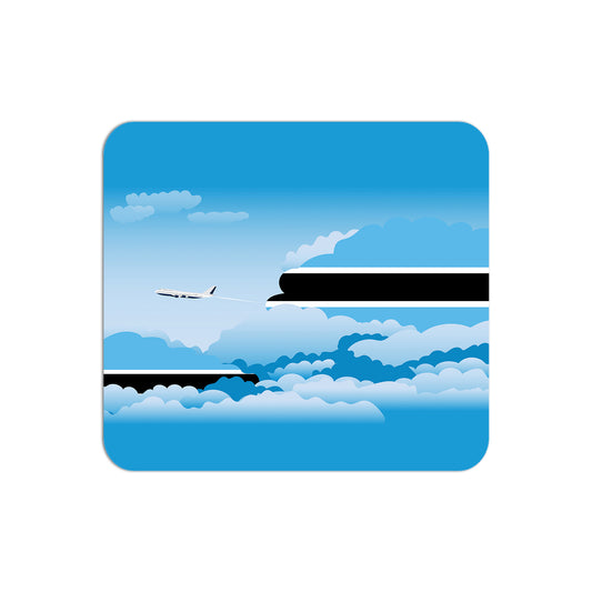 Botswana Airplane Airport Flight Day Clouds Mousepad 