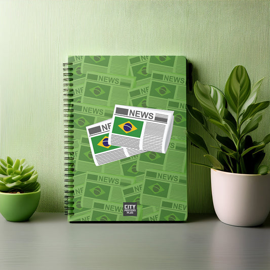 Brazil Newspapers Notebook