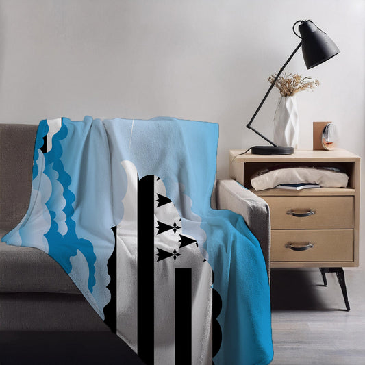 Brittany Day Clouds Blankets & Throws | Soft Premium Blankets | City Posters Plus