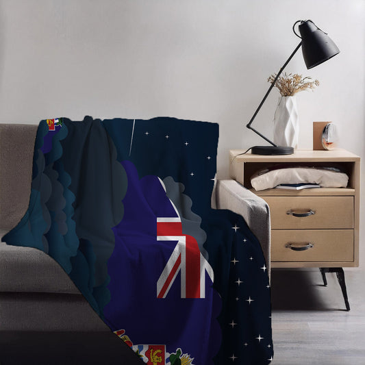 Cayman Islands Night Clouds Blankets & Throws | Premium Soft Blankets | City Posters Plus