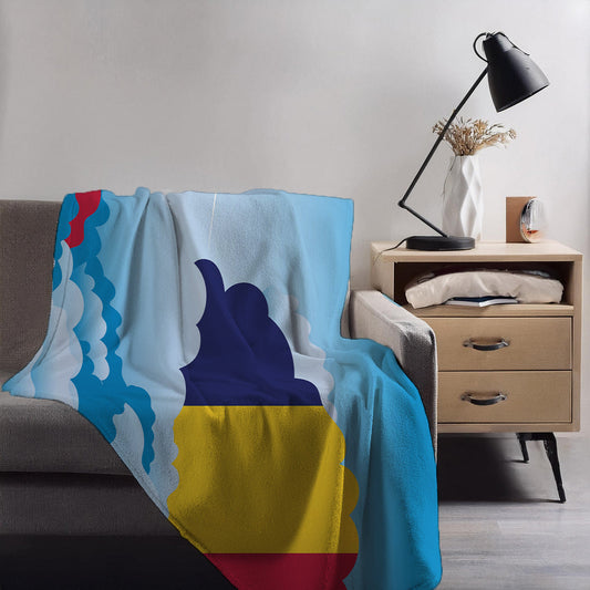 Chad Day Clouds Blankets & Throws | Soft Premium Blankets | City Posters Plus