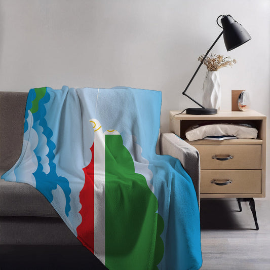 Chechen Republic Day Clouds Blankets & Throws | Soft Premium Blankets | City Posters Plus