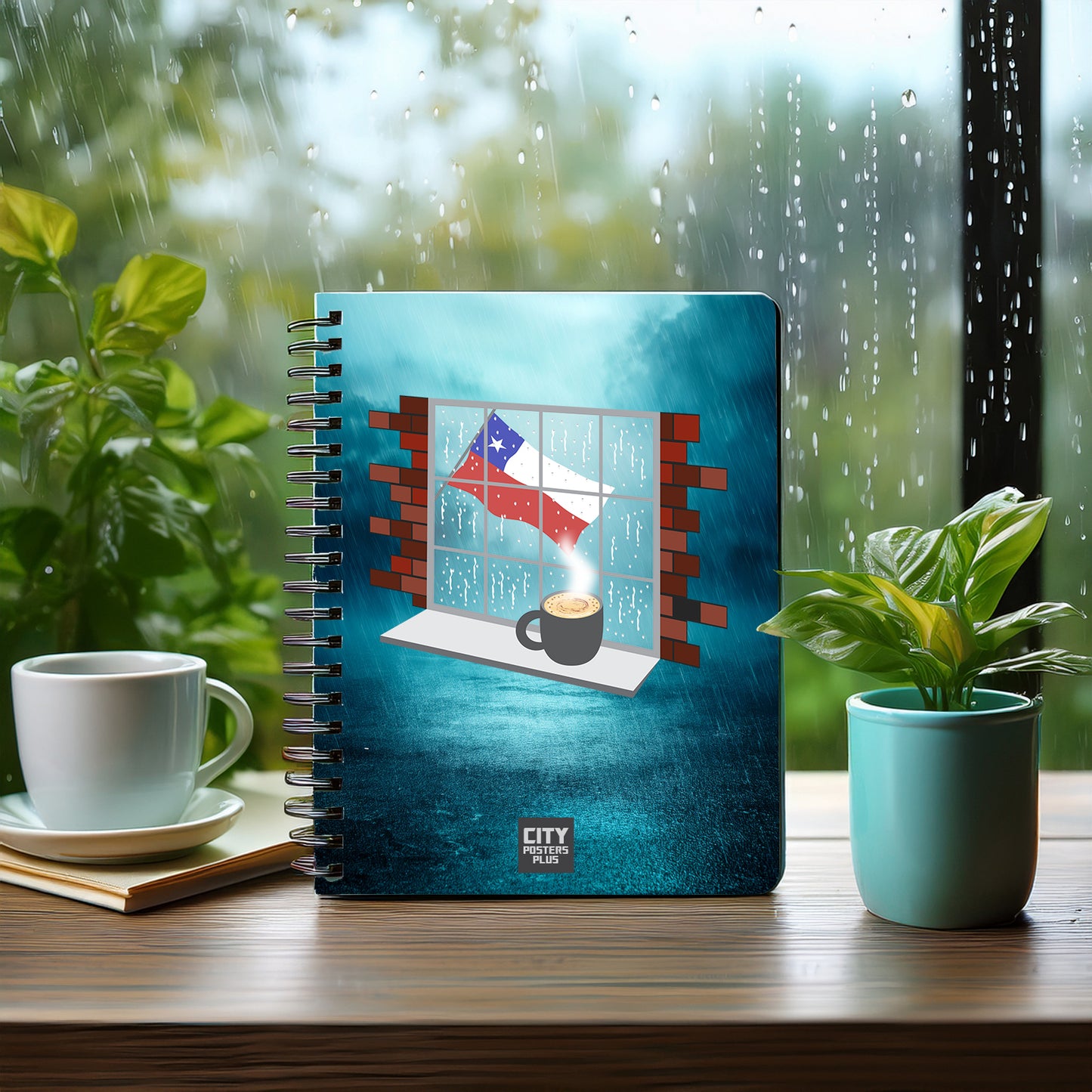 Chile Coffee Rain Notebook
