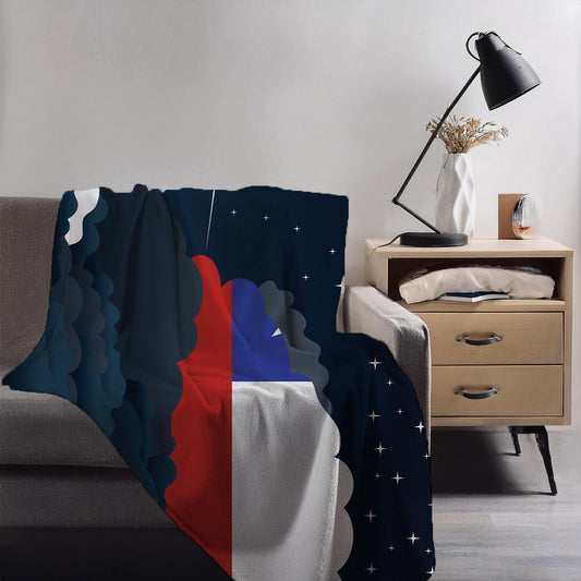 Chile Night Clouds Blankets & Throws | Premium Soft Blankets | City Posters Plus