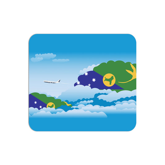 Christmas Island Airplane Airport Flight Day Clouds Mousepad 