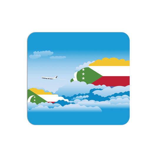 Comoros Airplane Airport Flight Day Clouds Mousepad 