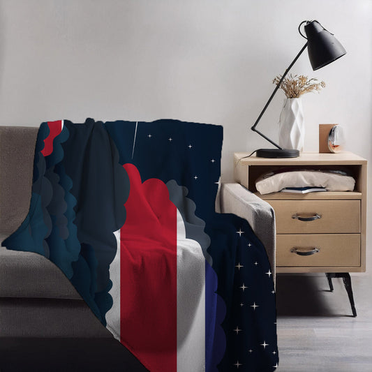 Costa Rica Night Clouds Blankets & Throws | Premium Soft Blankets | City Posters Plus