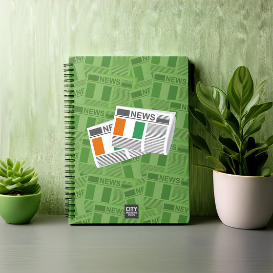 Cote DIvoire Newspapers Notebook