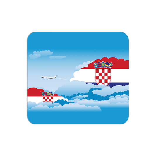 Croatia Airplane Airport Flight Day Clouds Mousepad 