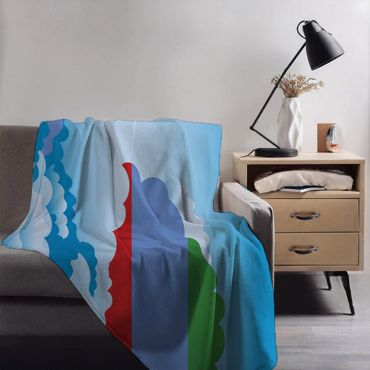 Dagestan Day Clouds Blankets & Throws | Soft Premium Blankets | City Posters Plus