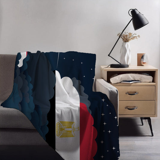 Egypt Night Clouds Blankets & Throws | Premium Soft Blankets | City Posters Plus