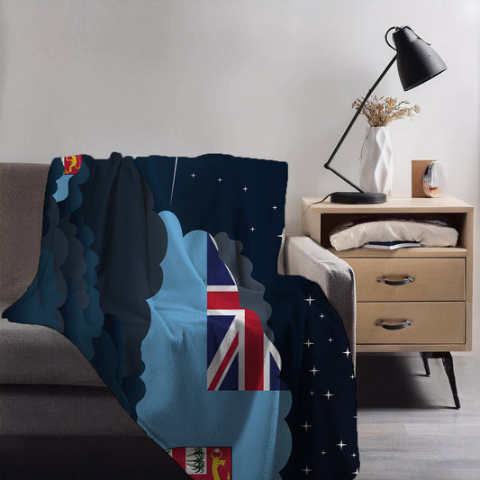 Fiji Night Clouds Blankets & Throws | Premium Soft Blankets | City Posters Plus