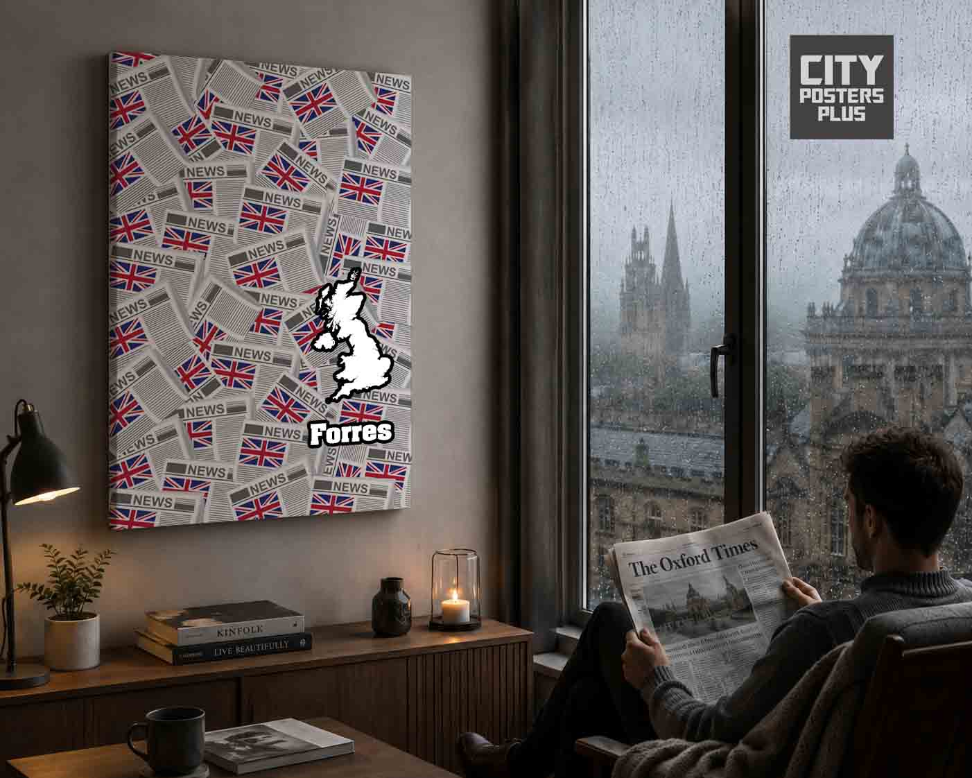 Forres Newspapers Canvas Wrapped | 360 Images Plus