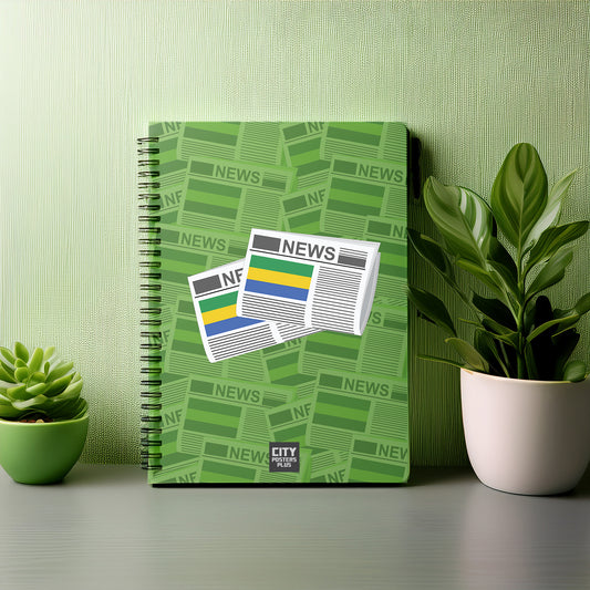 Gabon Newspapers Notebook