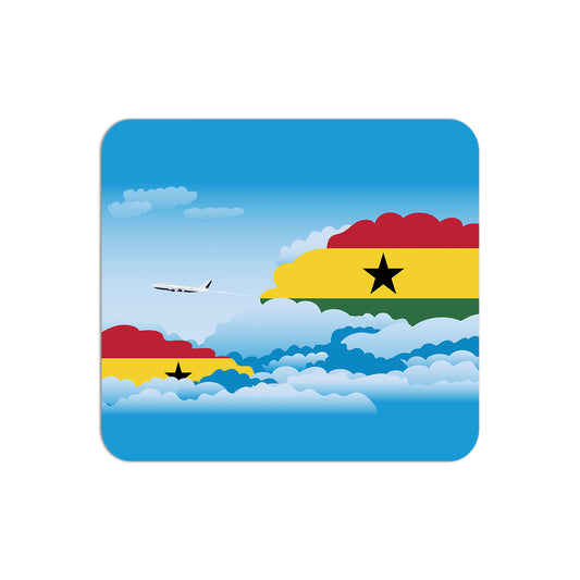 Ghana Airplane Airport Flight Day Clouds Mousepad 