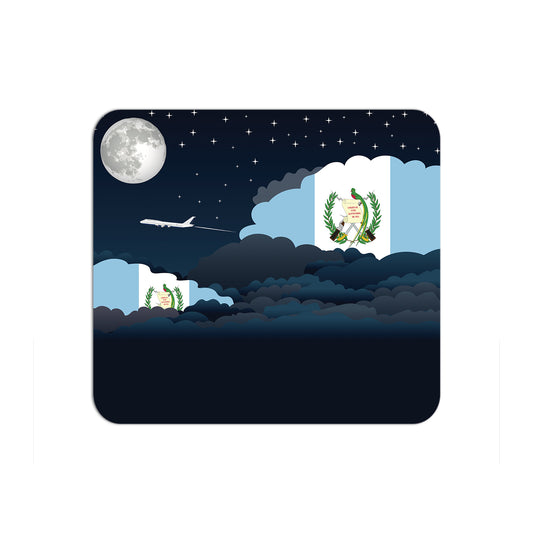 Guatemala Airplane Airport Flight Night Clouds Mousepad 