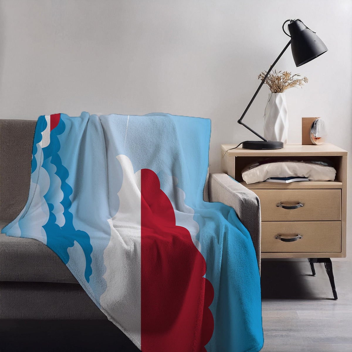 Indonesia Day Clouds Blankets & Throws | Soft Premium Blankets | City Posters Plus