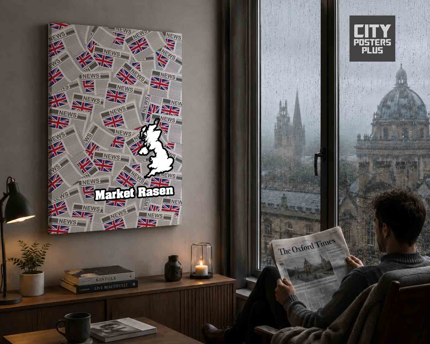 Market Rasen Newspapers Canvas Wrapped | 360 Images Plus
