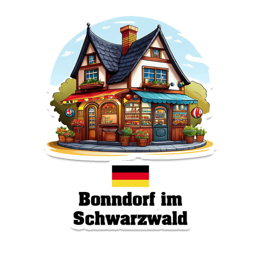 Bonndorf im Schwarzwald Home Town Office Shop Germany Sticker & Magnet