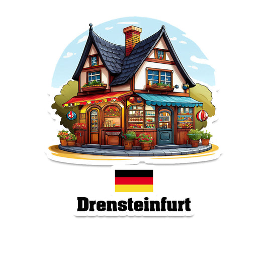 Drensteinfurt Home Town Office Shop Germany Sticker & Magnet