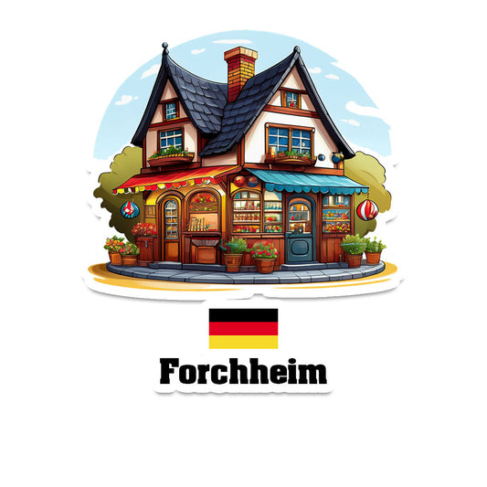 Forchheim Home Town Office Shop Germany Sticker & Magnet