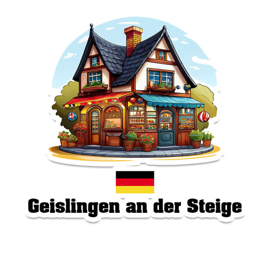 Geislingen an der Steige Home Town Office Shop Germany Sticker & Magnet