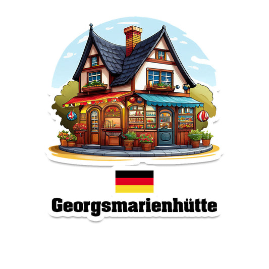 Georgsmarienhütte Home Town Office Shop Germany Sticker & Magnet