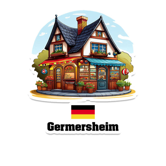 Germersheim Home Town Office Shop Germany Sticker & Magnet
