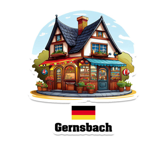 Gernsbach Home Town Office Shop Germany Sticker & Magnet