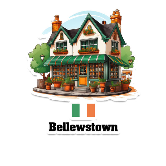 Bellewstown Home Town Office Shop Sticker & Magnet